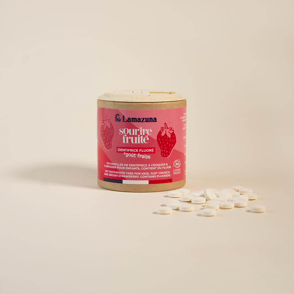 Dentifrice à croquer - Sourire fruité - Enfant | Lamazuna