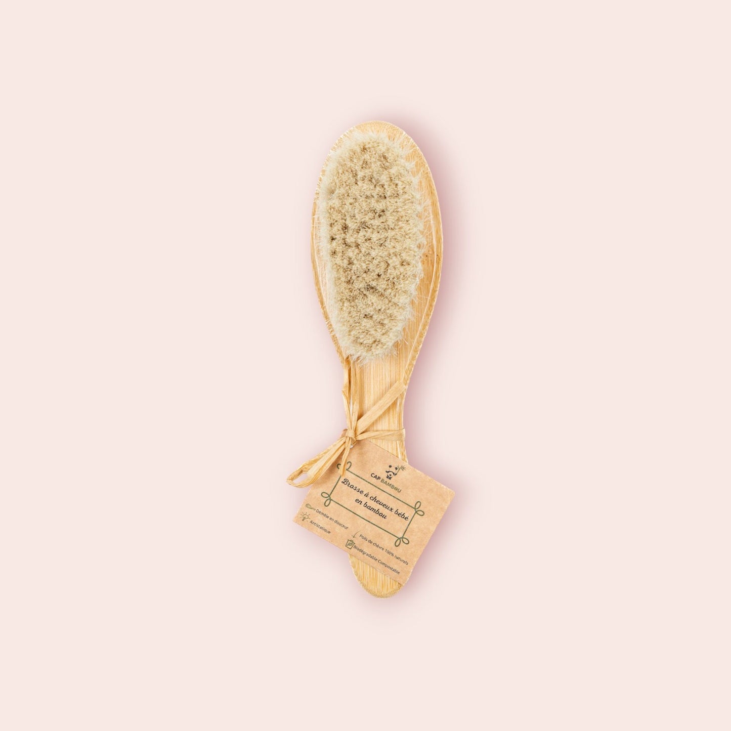 Brosse à cheveux pour bébé en Bambou | Cap Bambou