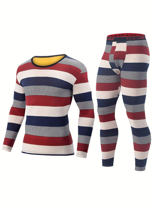 Men's Winter Thermal Ski Underwear Set (4PCS)-0