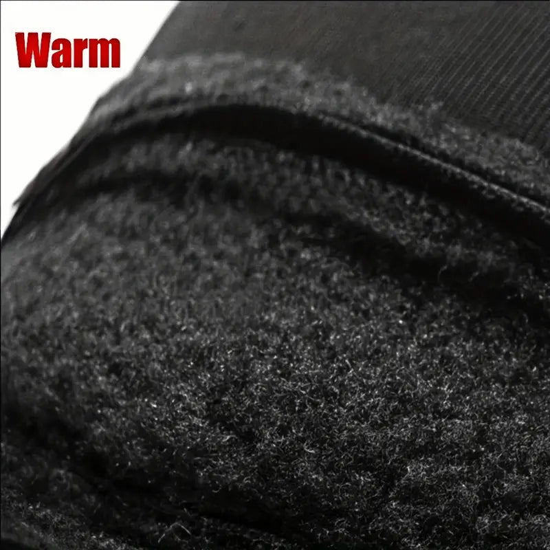 Premium Winter Windproof Waterproof Touch Screen Gloves - Medium, Black-3