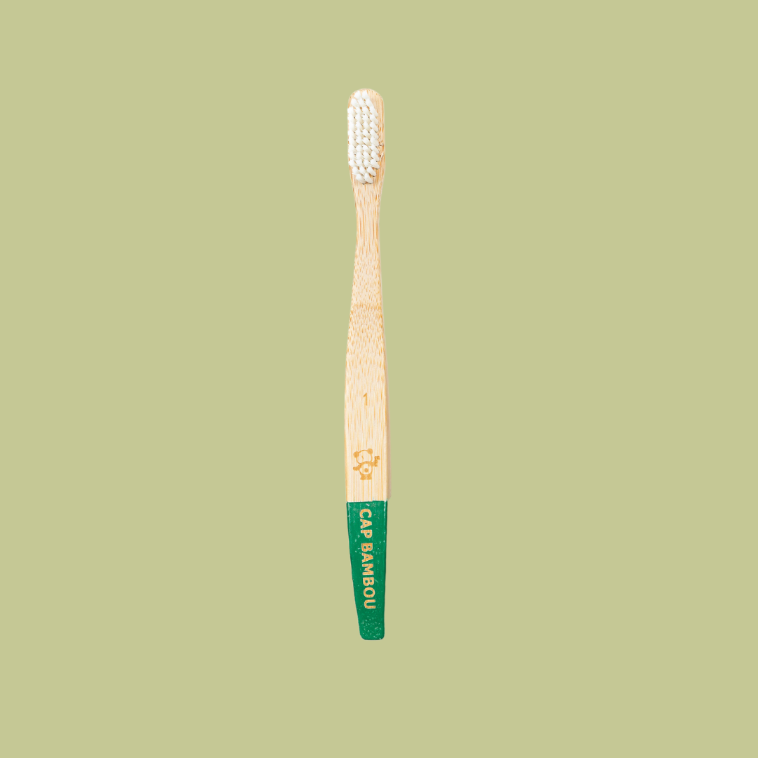 Brosse à dents adulte en Bambou - Poils souples | Cap Bambou