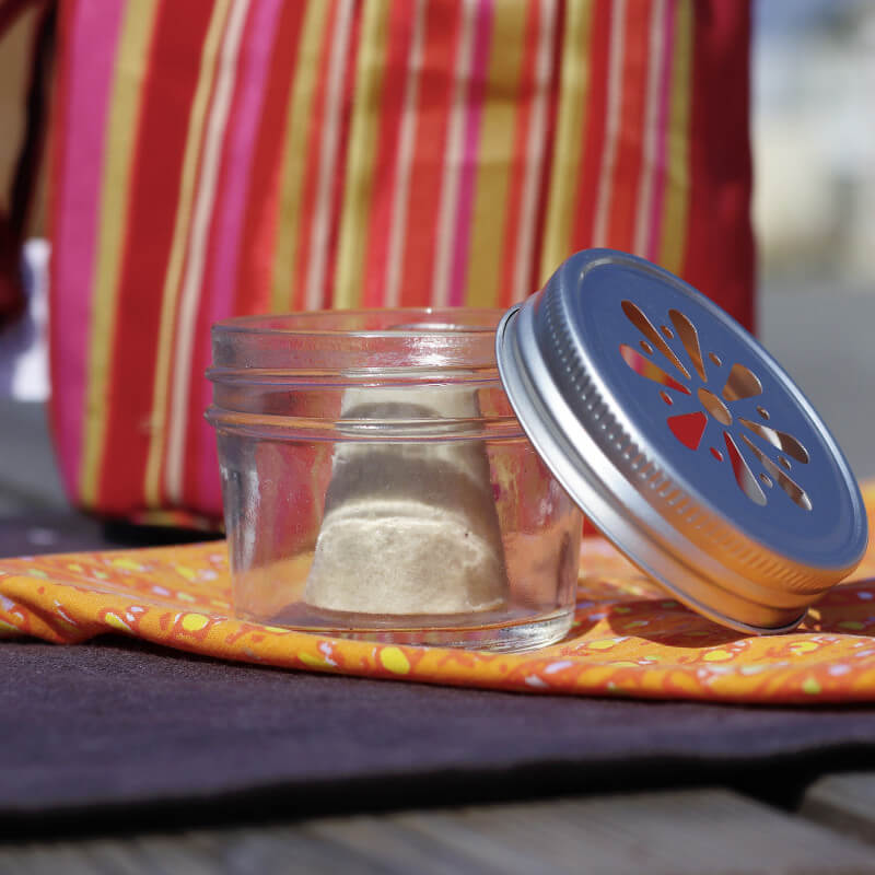 Pot de rangement en verre pour cosmétiques solides | Lamazuna